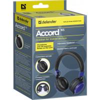 Навушники Defender Accord 165 Black-Blue (63166) Diawest