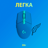 Мишка Logitech G305 Lightspeed Blue (910-006014) Diawest