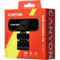Веб-камера Canyon C2 720p HD Black (CNE-HWC2) Diawest