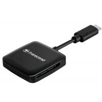 Считыватель флеш-карт Transcend USB 3.2 Gen 1 Type-C SD/microSD Black (TS-RDC3) Diawest