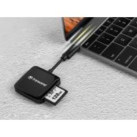 Зчитувач флеш-карт Transcend USB 3.2 Gen 1 Type-C SD/microSD Black (TS-RDC3) Diawest