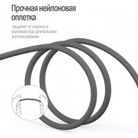 Дата кабель USB 2.0 AM to Lightning + Micro 5P + Type-C 4.0A (20W) ColorWay (CW-CBU3003-GR) Diawest