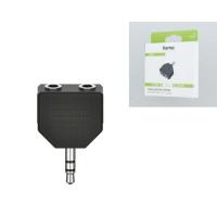Кабель мультимедийный 3.5 mm Jack - 2x3.5 mm Jack Stereo 1PC Black HAMA (00205191) Diawest