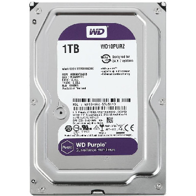 Накопитель HDD SATA 1.0TB WD Purple 5400rpm 64MB (WD10PURZ) Refurbished Diawest