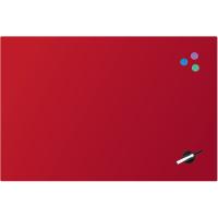 Офісна дошка Axent скляна магнітно-маркерна 60х90 см, червона (9615-06-А) Diawest