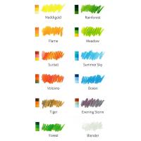 Карандаши цветные Koh-i-Noor Tri-Tone 11 цветов + 1 карандаш-блендер в метал. пенале (3442) Diawest