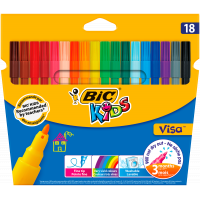 Фломастери BIC Kids Visa 880, 18 кольорів (bc888681) Diawest