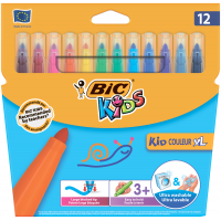 Фломастери BIC Kid Coleour XL, 12 кольорів (bc8289662) Diawest