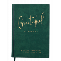 Блокнот BUROMAX деловой Grateful A5 без линования 96 листов обложка из искус (BM.295019-16) Diawest