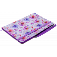 Блокнот BUROMAX деловой Cherie A5 без линования 96 листов обложка из искусст (BM.295005-12) Diawest