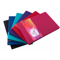 Блокнот BUROMAX діловий Touch Me Logo2U 96 аркушів А5 у клітинку обкладинка (BM.295102-35) Diawest