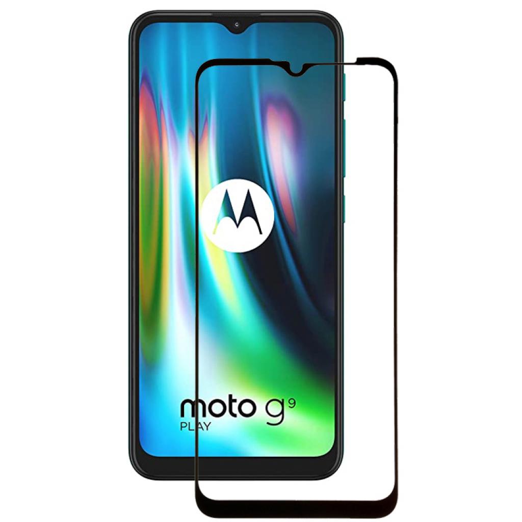 Стекло защитное BeCover Motorola Moto G9 Play Black (705245) Diawest