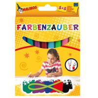 Фломастеры MALINOS Farbenzauber светлые рисуют по тёмным 10 (5+5) шт (MA-300009) Diawest