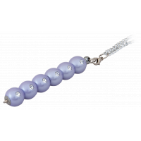 Ручка шариковая Langres с цепочкой Secret с кристаллами Синяя 0.7 мм Фиолетовый кор (LS.401021-07) Diawest