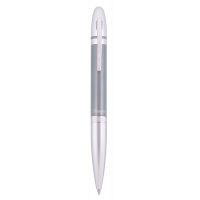 Ручка кулькова Langres набір ручка + гачок для сумки Lightness Сірий (LS.122030-09) Diawest