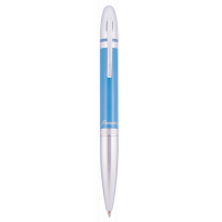 Ручка кулькова Langres набір ручка + гачок для сумки Lightness Синій (LS.122030-02) Diawest
