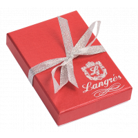Ручка шариковая Langres набор ручка + крючок для сумки Elegance Красный (LS.122029-05) Diawest