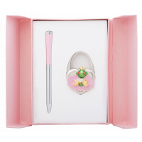 Ручка шариковая Langres набор ручка + крючок для сумки Fairy Tale Розовый (LS.122027-10) Diawest
