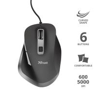 Мышка Trust Fyda Comfort USB Black (23808) Diawest