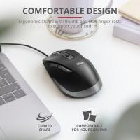 Мышка Trust Fyda Comfort USB Black (23808) Diawest