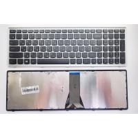 Клавіатура ноутбука Lenovo IdeaPad G500S/S500/S510/Z510/Flex 15 Series чорна з срібн ра (A46169) Diawest