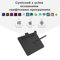 Графічний планшет Parblo Ninos S Black (NINOSS) Diawest