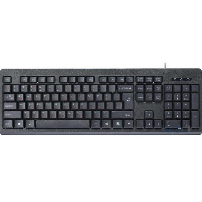 Клавіатура Maxxter KB-112-U, USB, чорного кольору Diawest