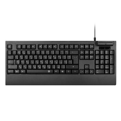 Клавіатура 2E KС 1030 Smart Card USB Black (2E-KC1030UB) Diawest
