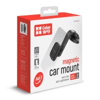 Универсальный автодержатель Colorway Dashboard-2 (360 rotation) magnetic Gray (CW-CHM08-GR) Diawest