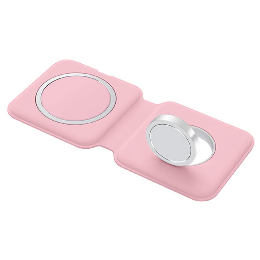 Зарядний пристрій ColorWay MagSafe Duo Charger 15W for iPhone (Pink) (CW-CHW32Q-PK) Diawest