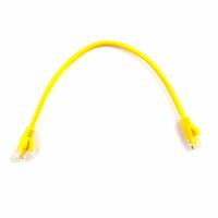 Патч-корд 0.3м, RJ-45, Cat.5e, CU, медь, желтый Ritar (PCR-CU/0.3Yw / 04268) Diawest