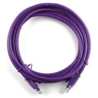 Патч-корд 2м, RJ-45, Cat.5e, CU, медь, фиолетовый Ritar (PCR-CU/2Pe / 04277) Diawest