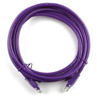 Патч-корд 1м, RJ-45, Cat.5e, CU, медь, фиолетовый Ritar (PCR-CU/1Pe / 04269) Diawest