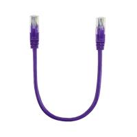 Патч-корд 0.25м, RJ-45, Cat.5e, CU, медь, фиолетовый Ritar (PCR-CU/0.25Pe / 14091) Diawest