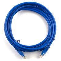 Патч-корд 20м, RJ-45, Cat.5e, CU, медь, синий Ritar (PCR-CU/20Be / 04301) Diawest