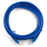 Патч-корд 1м, RJ-45, Cat.5e, CU, медь, синий Ritar (PCR-CU/1Be / 04270) Diawest
