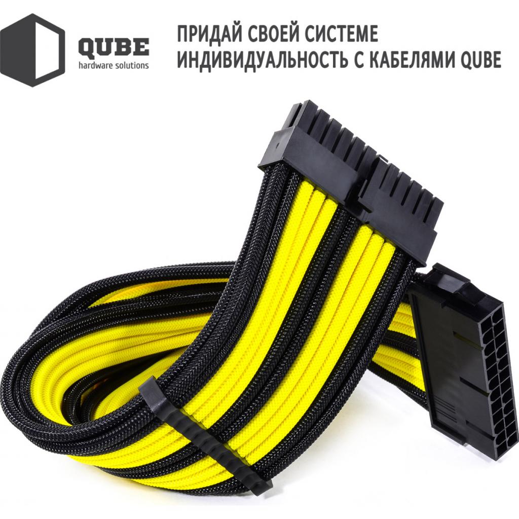 Кабель Qube для блока питания QUBE 1*24P MB, 2*4+4P CPU,2*6+2P VGA Bla (QBWSET24P2x8P2x8PBY) Diawest
