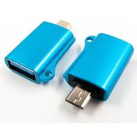 Перехідник OTG USB - Micro-USB blue Dengos (ADP-020) Diawest