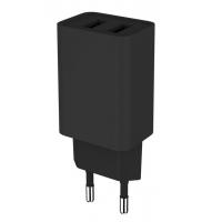 Зарядное устройство ColorWay 2USB AUTO ID 2.1A (10W) black (CW-CHS015-BK) Diawest