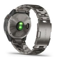Смарт-годинник Garmin fenix 6X Pro Solar, Titanium with vented titanium bracelet (010-02157-24) Diawest