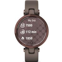 Смарт-годинник Garmin Lily, DarkBronze, Paloma, Leather (010-02384-B0) Diawest