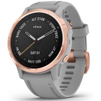 Смарт-часы Garmin fenix 6S Sapphire Rose Gold, Gray Band (010-02159-21) Diawest