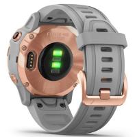 Смарт-часы Garmin fenix 6S Sapphire Rose Gold, Gray Band (010-02159-21) Diawest