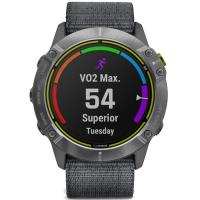 Смарт-годинник Garmin Enduro, Silver w/Gray Body,Gray Sport Loop Band (010-02408-00) Diawest