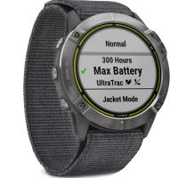 Смарт-годинник Garmin Enduro, Silver w/Gray Body,Gray Sport Loop Band (010-02408-00) Diawest