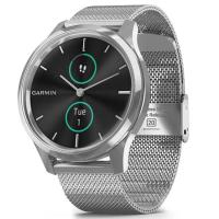 Смарт-годинник Garmin vivomove Luxe, S/E EU, Silver, Milanese (010-02241-23) Diawest