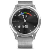 Смарт-годинник Garmin vivomove Luxe, S/E EU, Silver, Milanese (010-02241-23) Diawest