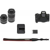 Цифровий фотоапарат Canon EOS M50 Mk2 + 15-45 IS STM + 55-200 IS STM Black (4728C041) Diawest