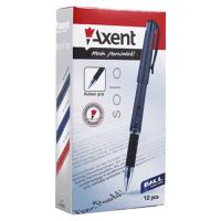 Ручка кулькова Axent Solo, blue, 12шт (AB1003-02-А) Diawest