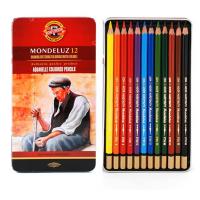 Олівці кольорові Koh-i-Noor Mondeluz акварельні 12 кольорів (3722) Diawest